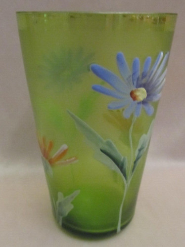 Vetro antico bicchiere verde - bicchiere,