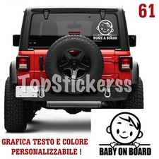 Bebè a bordo adesivo sticker