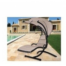 DONDOLO DONDOLI CULLA 1 POSTO GIARDINO IN FERRO TELO IN POLIESTERE 120 GR