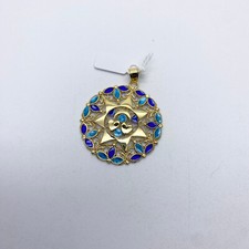 CIONDOLO ARGENTO 925, la presentosa gioiello artigianale tipico d' Abruzzo P06