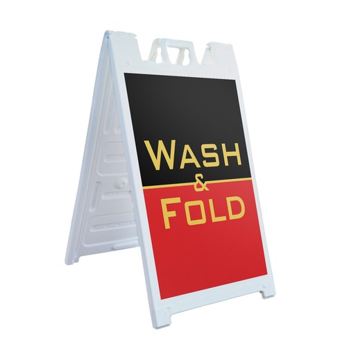 Wash and fold - wash,