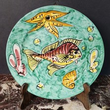 Piatto decorativo in ceramica