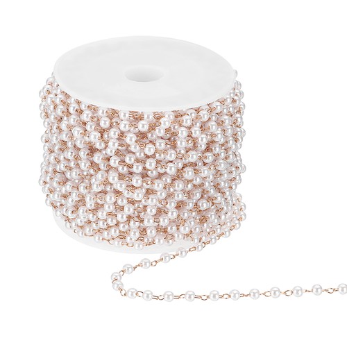 Collana perle finte piedi - perle,