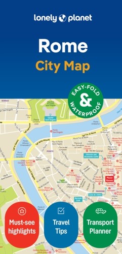 Lonely planet rome city - city, map