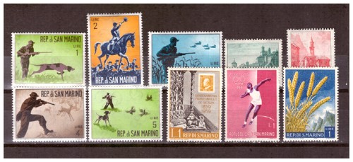 San marino 1962 - san, collezione