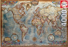 Educa Mappa del Mondo Puzzle