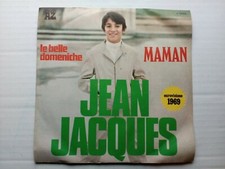 JEAN JACQUES MAMAN LE BELLE DOMENICHE EUROVISIONE 1969 RARO 7" 45 GIRI ITALY 