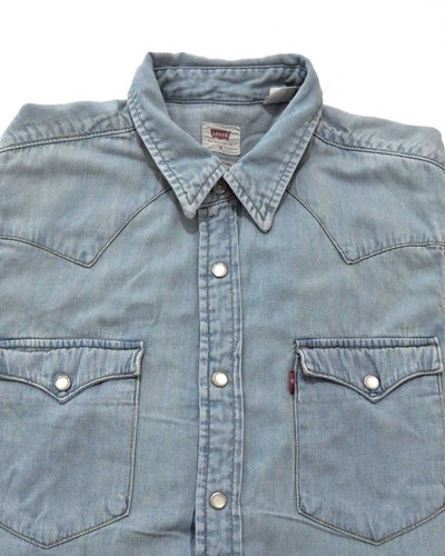 Camicia jeans uomo levi - camicia,