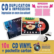 Duplicazione CD - 10 CD VINILE