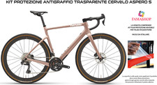 KIT PELLICOLA PROTEZIONE TRASPARENTE PER TELAIO BICI GRAVEL CERVELO ASPERO5 2024