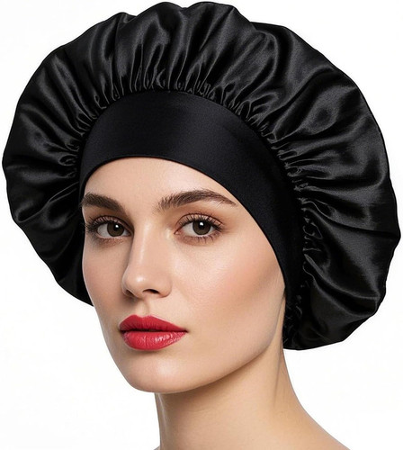Cuffia seta capelli ricci - cuffia,
