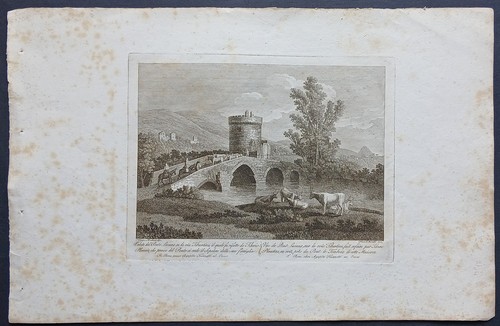 Stampa antica 1820 veduta