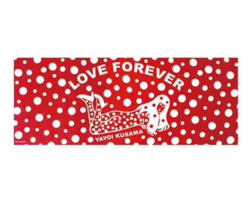 Asciugamano yayoi kusama love - kusama,