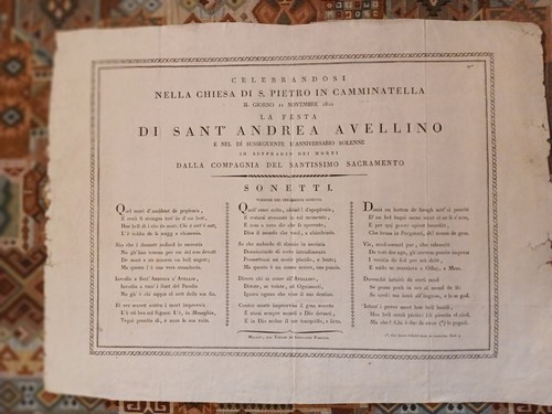 Manifesto 1810 festa - 1810,