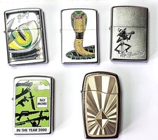 ZIPPO 5 ACCENDINI INUSATI (6048)
