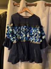 Top impreziosito da Twinset Simona Barbieri taglia 40