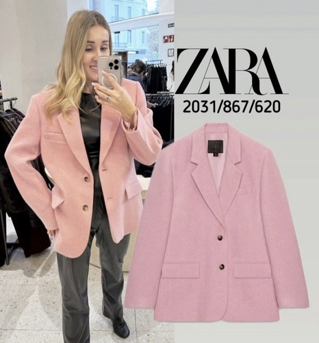Blazer rosa oversize - , zarazw