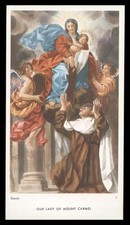 santino-holy card MADONNA DEL