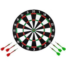 Bersaglio tiro a segno dardo freccette doppio lato 41 36 22 29 15 25 cm gioco