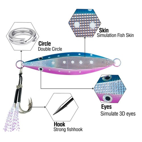 Esca jigging ferro glow the - ferro,
