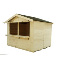 Chiosco legno esterno - chiosco,