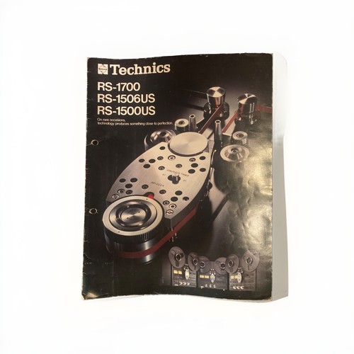 Technics 1700 1506 - rs-1700, rs-1506