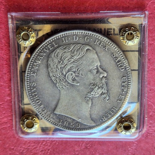 Lire 1859 periziato italia - lire,