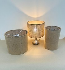 Paralumi assiani naturali per soffitto, tavolo e pavimento tamburo.