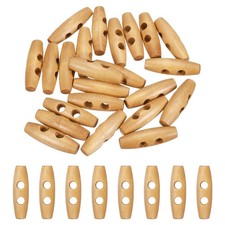 Bottoni In Legno, 10.7 X 40MM