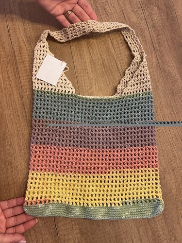Borsa spalla uncinetto - borsa, a