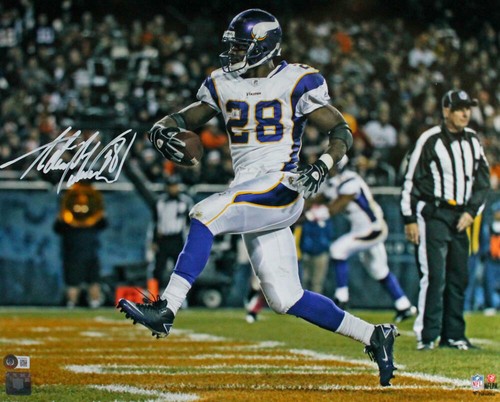 Foto firmata adrian peterson - foto,