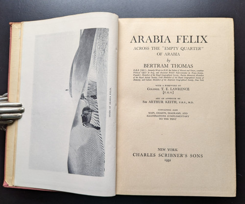 Arabia felix 1932 1st - arabia,