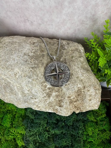 Collana isola pietra catena - isola,