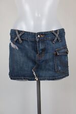 SUNDEK GONNA DONNA TG. 42 WOMAN VINTAGE SKIRT CASUAL COTONE DENIM