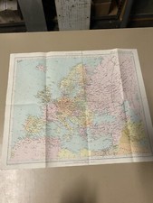 Cartina Europa politica allegato mensile Le vie d’Italia1939