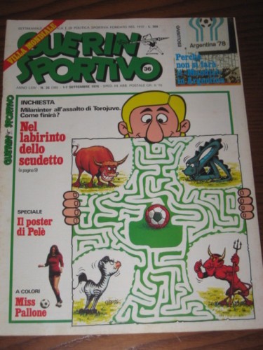 Guerin sportivo 1976 - sportivo, poster