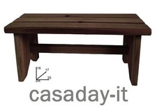 Poggiapiedi sgabello legno - poggiapiedi,