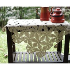 TOVAGLIETTA UNCINETTO REALIZZATA A MANO 95x95 cm