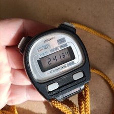 SEIKO Quartz Cronometro LCD Ref. S023-5000 Nero USATO