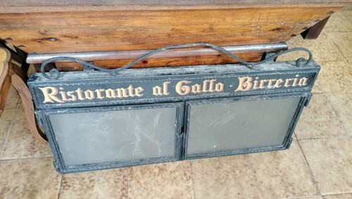 Tabella insegna metallo - insegna, in