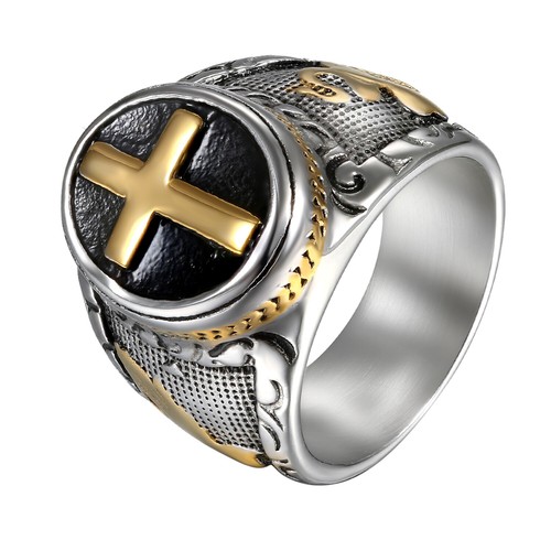 Anello uomo vintage acciaio - anello,
