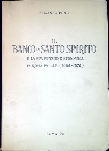 Banco santo spirito - il, e