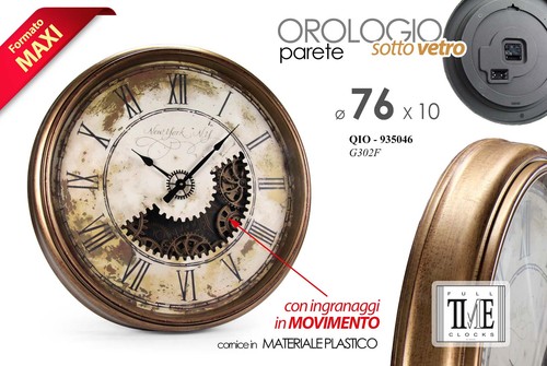 Orologio parete ingranaggi
