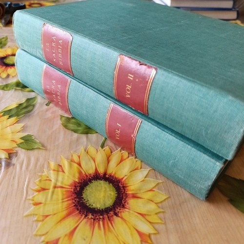 Sacra bibbia due volumi - bibbia,