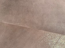 F25 Pelle scamosciata colore Nude accoppiata con feltro - Sp.2,5 MM