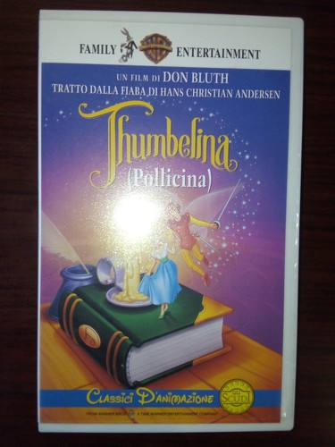 Vhs warner bros thumbelina - vhs,