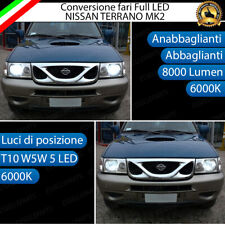 KIT LED PER NISSAN TERRANO MK2 CONVERSIONE ANABBAGLIANTI ABBAGLIANTI POSIZIONE