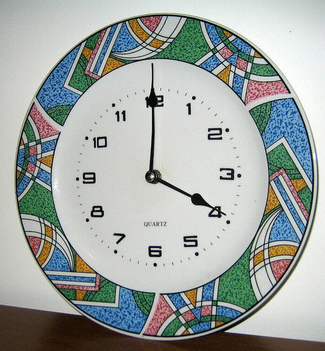 Orologio parete piatto - da, in
