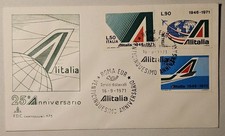 REPUBBLICA ITALIANA 1971 FDC VENETIA CLUB 25° ANNIVERSARIO ALITALIA (A)