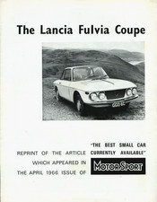 Lancia fulvia coupe - lancia,